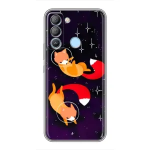 Чехол с Лисичкой для TECNO Pop 5 LTE (Лисы)