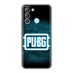 Чохол (TPU) з картинкою "Лого Пабг" на Техно Поп 5 лте (Лого PUBG)