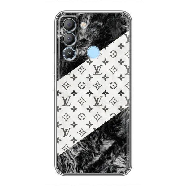 Чохол з малюнком «LV на білому» для TECNO Pop 5 LTE Чохол з малюнком «LV на білому» для TECNO Pop 5 LTE