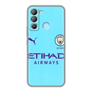 Силиконовые Чехлы принт Футбол на TECNO Pop 5 LTE (Man City)