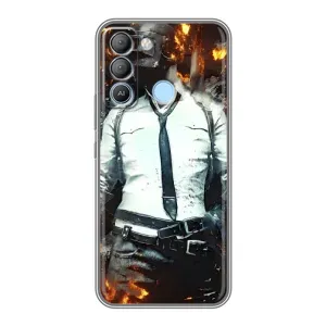 Чохол з картинкою "Герой Pubg" на TECNO Pop 5 LTE (Man Пубг)
