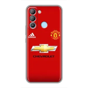 Силиконовые Чехлы принт Футбол на TECNO Pop 5 LTE (Man United)