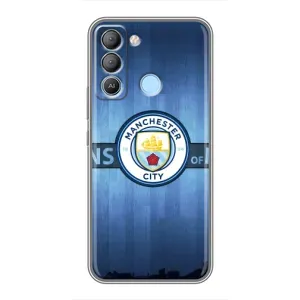 Силиконовые Чехлы принт Футбол на TECNO Pop 5 LTE (ManCity)