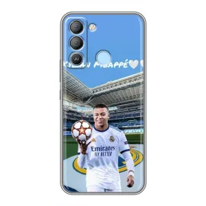 Чохол (TPU) з Футболістом на TECNO Pop 5 LTE (Mbappe Real)