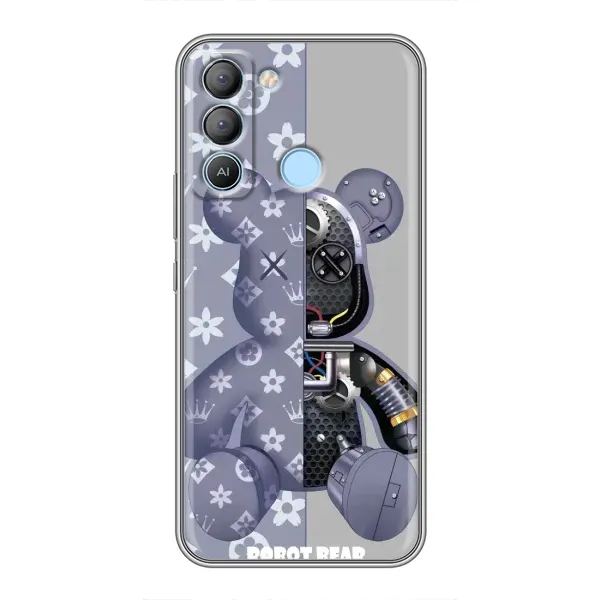 Чехол с рисунком «Медведь Louis Vuitton» для TECNO Pop 5 LTE