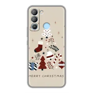 Чохол Санта Клаус для TECNO Pop 5 LTE (Merry Christmas)