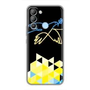 Чохол на TECNO Pop 5 LTE (Український дизайн) (Мир для Укрїни)