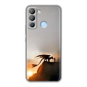 Чехол дракон Беззубик для TECNO Pop 5 LTE (Мультиик Беззубик)