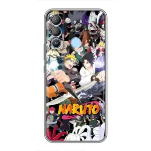 Купить Чехлы на телефон с принтом Anime для TECNO Pop 5 LTE (Наруто постер)