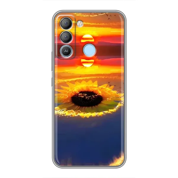 Чехол с рисунком «Небо подсолнух» для TECNO Pop 5 LTE Чехол с рисунком «Небо подсолнух» для TECNO Pop 5 LTE