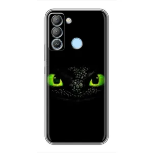 Чехол дракон Беззубик для TECNO Pop 5 LTE (Глаза Беззубика)