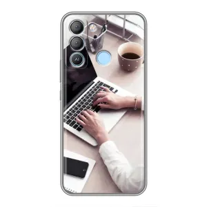 Силиконовый бампер (Работники) на TECNO Pop 5 LTE (Офисный работник)