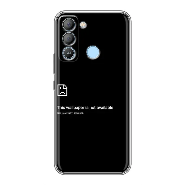 Чехол с рисунком «Ошибка» для TECNO Pop 5 LTE Чехол с рисунком «Ошибка» для TECNO Pop 5 LTE