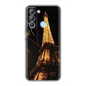 Чехол с Эйфелевой башней на TECNO Pop 5 LTE (Paris)