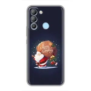 Чохол Санта Клаус для TECNO Pop 5 LTE (Подарунки від Санти)