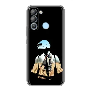 Чохол з картинкою "Герой Pubg" на TECNO Pop 5 LTE (Пубг мен)