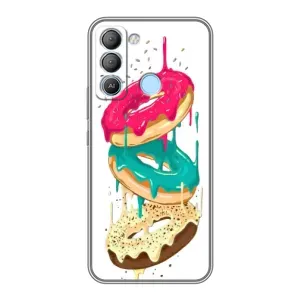 Чехол с изображением вкусной еды для TECNO Pop 5 LTE (Сочные пончики)