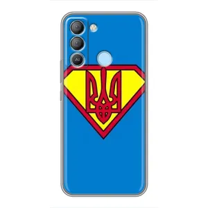 Чехол с картинкой (Патриотический ГЕРБ) на TECNO Pop 5 LTE (Super - Герб)