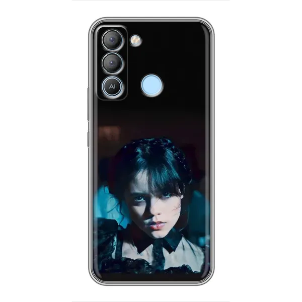 Чехол с рисунком «Танец Уэнсдей» для TECNO Pop 5 LTE Чехол с рисунком «Танец Уэнсдей» для TECNO Pop 5 LTE