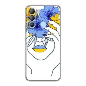 Чохол на TECNO Pop 5 LTE (Український дизайн) (Українка на всю голову)