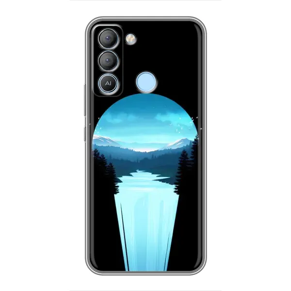 Чехол с рисунком «Синий Водопад» для TECNO Pop 5 LTE Чехол с рисунком «Синий Водопад» для TECNO Pop 5 LTE