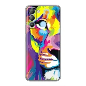 Чохол з картинкою на TECNO Pop 5 LTE (Яскравий Лев)
