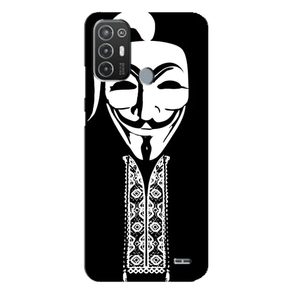 Чехол с рисунком «Анонимус» для TECNO Pop 6 Pro (BE8) Чехол с рисунком «Анонимус» для TECNO Pop 6 Pro (BE8)