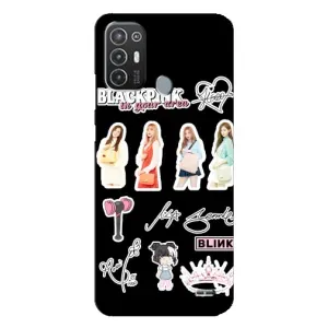 Чехлы с картинкой для TECNO Pop 6 Pro (BE8) (Арт блэкпинг)