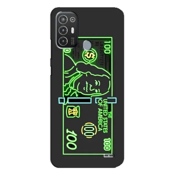 Чехол с рисунком «Баксы» для TECNO Pop 6 Pro (BE8)