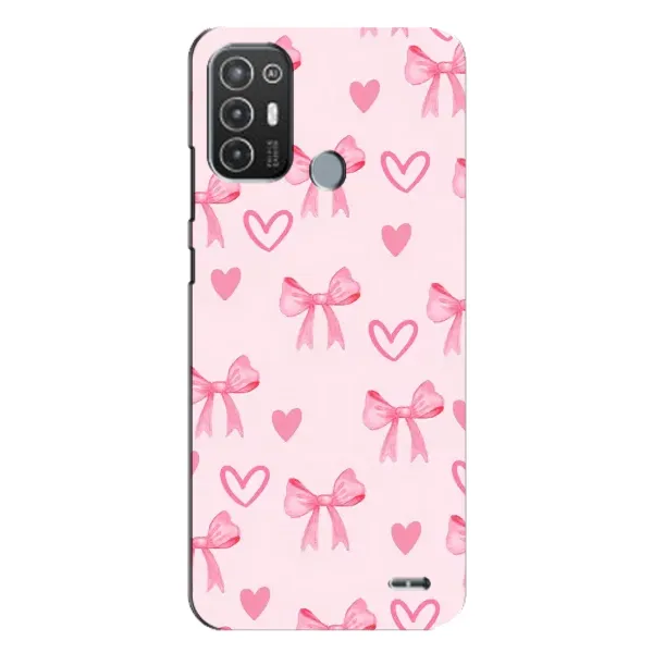 Чехол с рисунком «Бантики и сердечки» для TECNO Pop 6 Pro (BE8) Чехол с рисунком «Бантики и сердечки» для TECNO Pop 6 Pro (BE8)