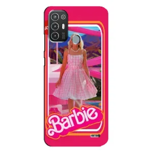 Силіконовый Чохол Барбі фільм на TECNO Pop 6 Pro (BE8) (Барбі Марго)