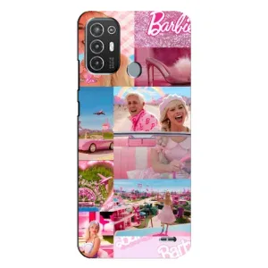 Силіконовый Чохол Барбі фільм на TECNO Pop 6 Pro (BE8) (Барбі стиль)