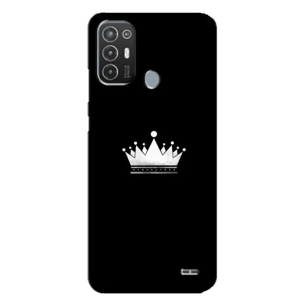 Чехол с рисунком «Белая корона» для TECNO Pop 6 Pro (BE8) Чехол с рисунком «Белая корона» для TECNO Pop 6 Pro (BE8)