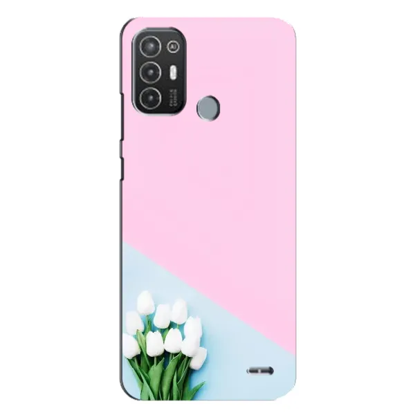 Чехол с рисунком «Белые тюльпаны» для TECNO Pop 6 Pro (BE8) Чехол с рисунком «Белые тюльпаны» для TECNO Pop 6 Pro (BE8)