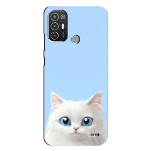Чохол на тематику: Коти для TECNO Pop 6 Pro (BE8) (Білий кіт)