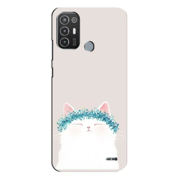 Чехол с рисунком «Белый котик» для TECNO Pop 6 Pro (BE8) Чехол с рисунком «Белый котик» для TECNO Pop 6 Pro (BE8)