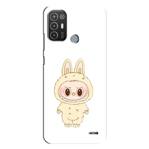 Чехол с рисунком «Бежевый Лабубу» для TECNO Pop 6 Pro (BE8)
