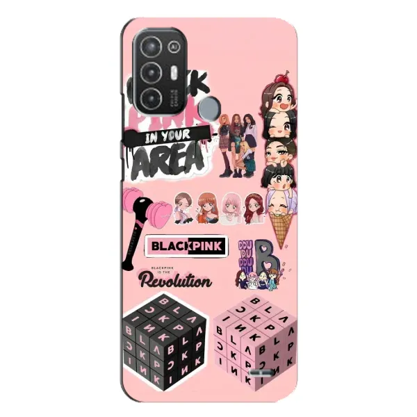 Чехол с рисунком «BLACK PINK коллаж» для TECNO Pop 6 Pro (BE8) Чехол с рисунком «BLACK PINK коллаж» для TECNO Pop 6 Pro (BE8)