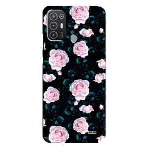 Чехол с рисунком «Чайные розы» для TECNO Pop 6 Pro (BE8)