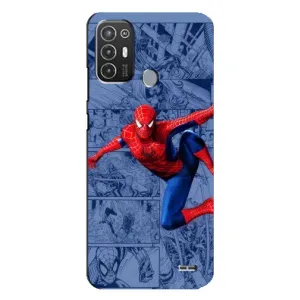 Силіконовий Чохол для TECNO Pop 6 Pro (BE8) (Людина павук)