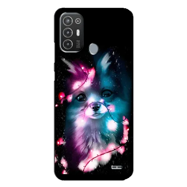 Чехол с рисунком «Черная Лиса» для TECNO Pop 6 Pro (BE8) Чехол с рисунком «Черная Лиса» для TECNO Pop 6 Pro (BE8)