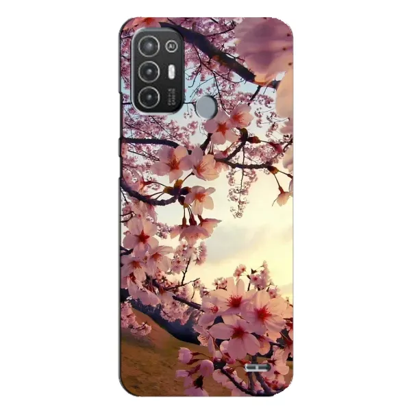 Чехол с рисунком «Цветущая сакура» для TECNO Pop 6 Pro (BE8) Чехол с рисунком «Цветущая сакура» для TECNO Pop 6 Pro (BE8)