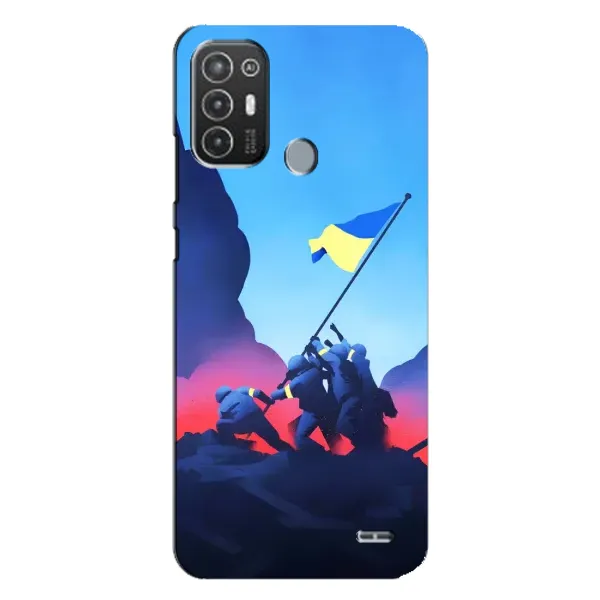 Чехол с рисунком «Деокупація» для TECNO Pop 6 Pro (BE8) Чехол с рисунком «Деокупація» для TECNO Pop 6 Pro (BE8)