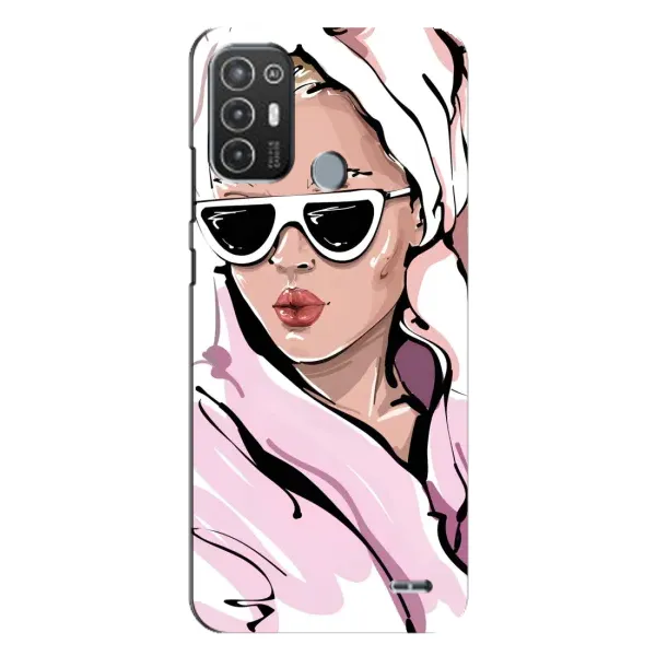 Чехол с рисунком «Девушка в халате» для TECNO Pop 6 Pro (BE8) Чехол с рисунком «Девушка в халате» для TECNO Pop 6 Pro (BE8)