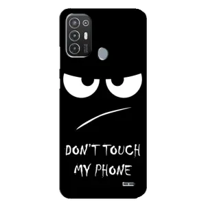 Чехол с прикольным текстом на TECNO Pop 6 Pro (BE8) (Dont)