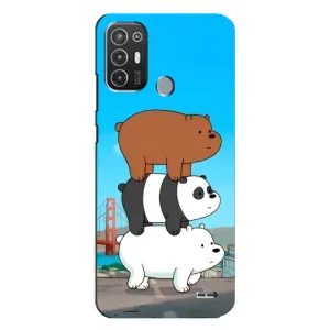 Чехол с рисунком «Друзья» для TECNO Pop 6 Pro (BE8)