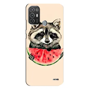 Силіконовий Чохол з Энотами на TECNO Pop 6 Pro (BE8) (Єнот)