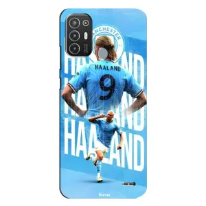 Чехлы с принтом для TECNO Pop 6 Pro (BE8) Футболист (Erling Haaland)