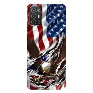 Чохол Прапор USA для TECNO Pop 6 Pro (BE8) (Прапор USA)