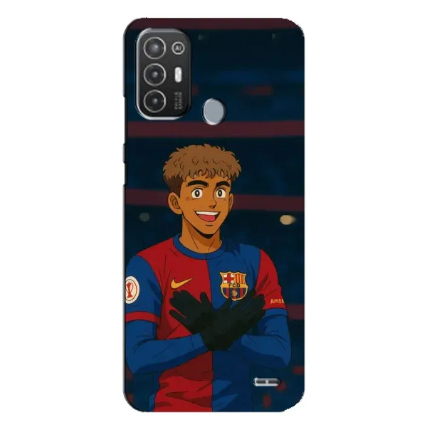 Чехол с рисунком «Футболист Ямаль» для TECNO Pop 6 Pro (BE8) Чехол с рисунком «Футболист Ямаль» для TECNO Pop 6 Pro (BE8)